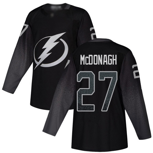 Adidas Tampa Bay Lightning Men #27 Ryan McDonagh Black Alternate Authentic Stitched NHL Jersey->tampa bay lightning->NHL Jersey